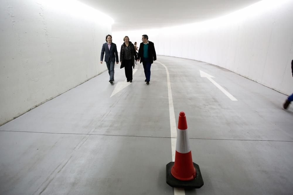 Apertura del aparcamiento subterráneo del Centro Niemeyer