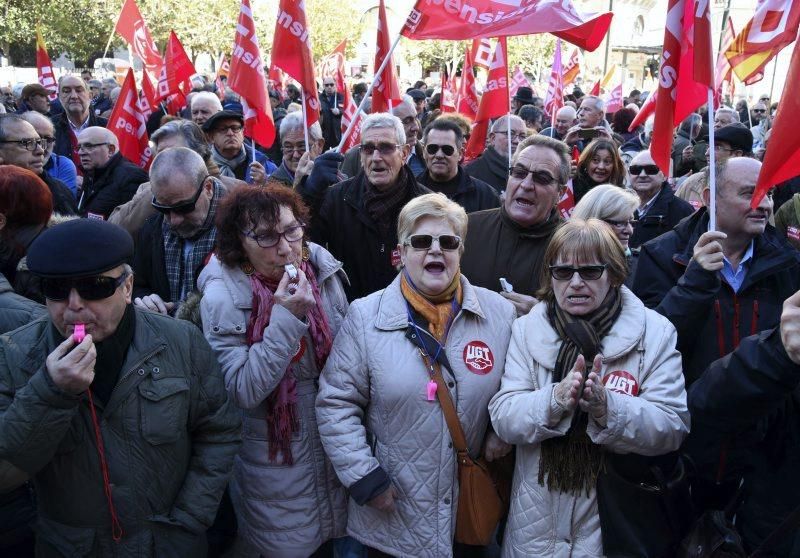 Concentración de pensionistas