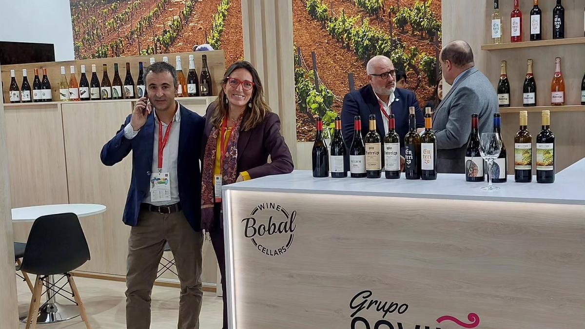 Coviñas ha estado presente en la feria Prowein.