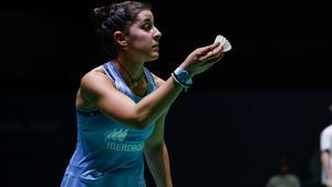 La jugadora de bádminton española Carolina Marín.