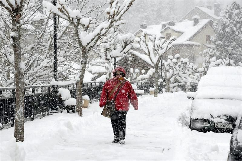 Nevadas en Aragón