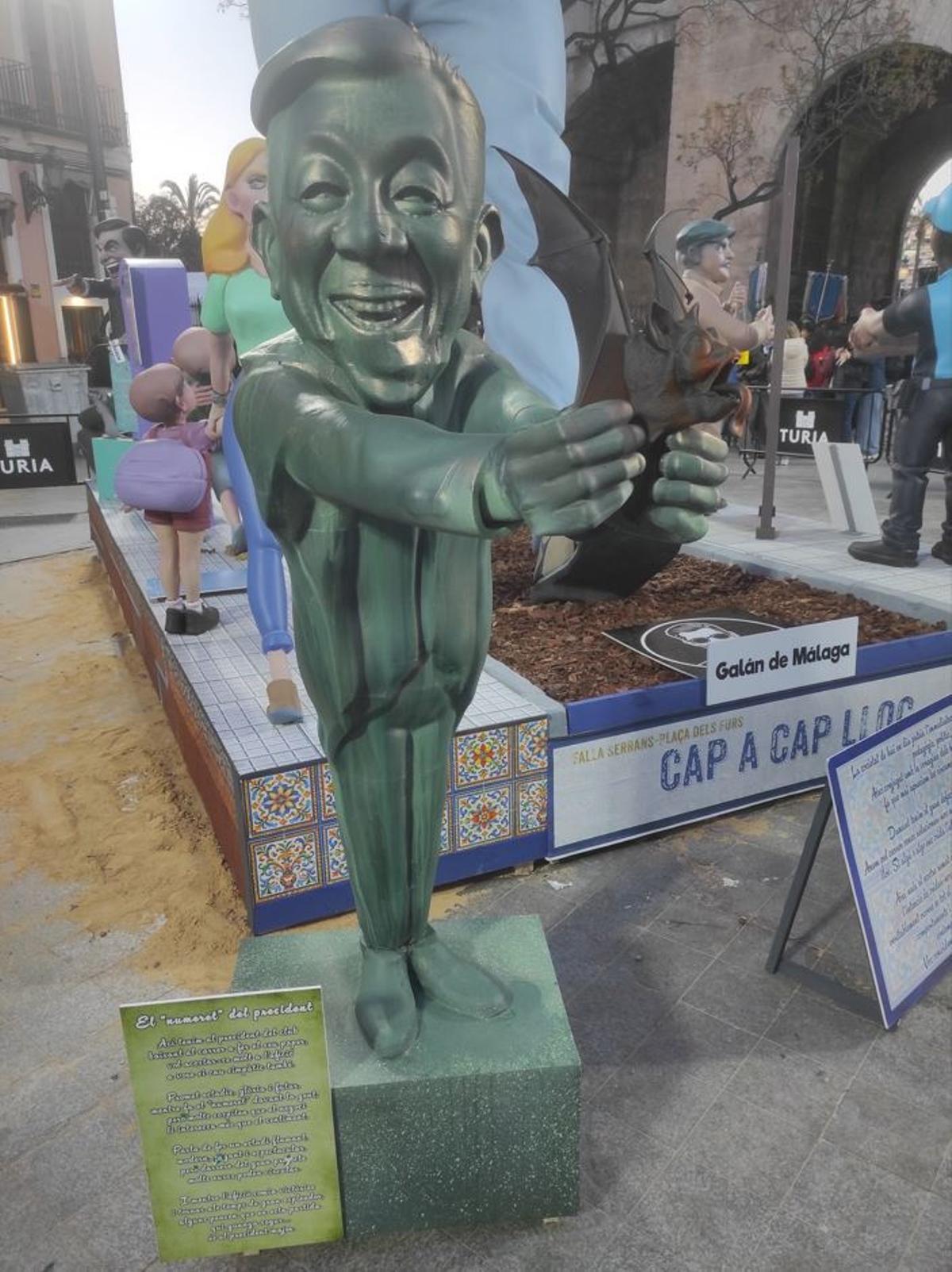 Peter Lim, en la Falla Serrans