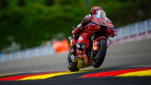Marc Márquez, en Sachsenring, su circuito preferido, donde ya ha ganado 12 veces.