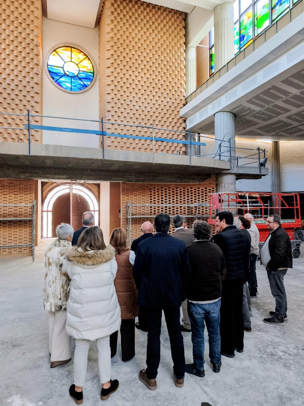 GALERÍA I El avance de las obras de la 'Sagrada Familia' de Benicàssim en imágenes