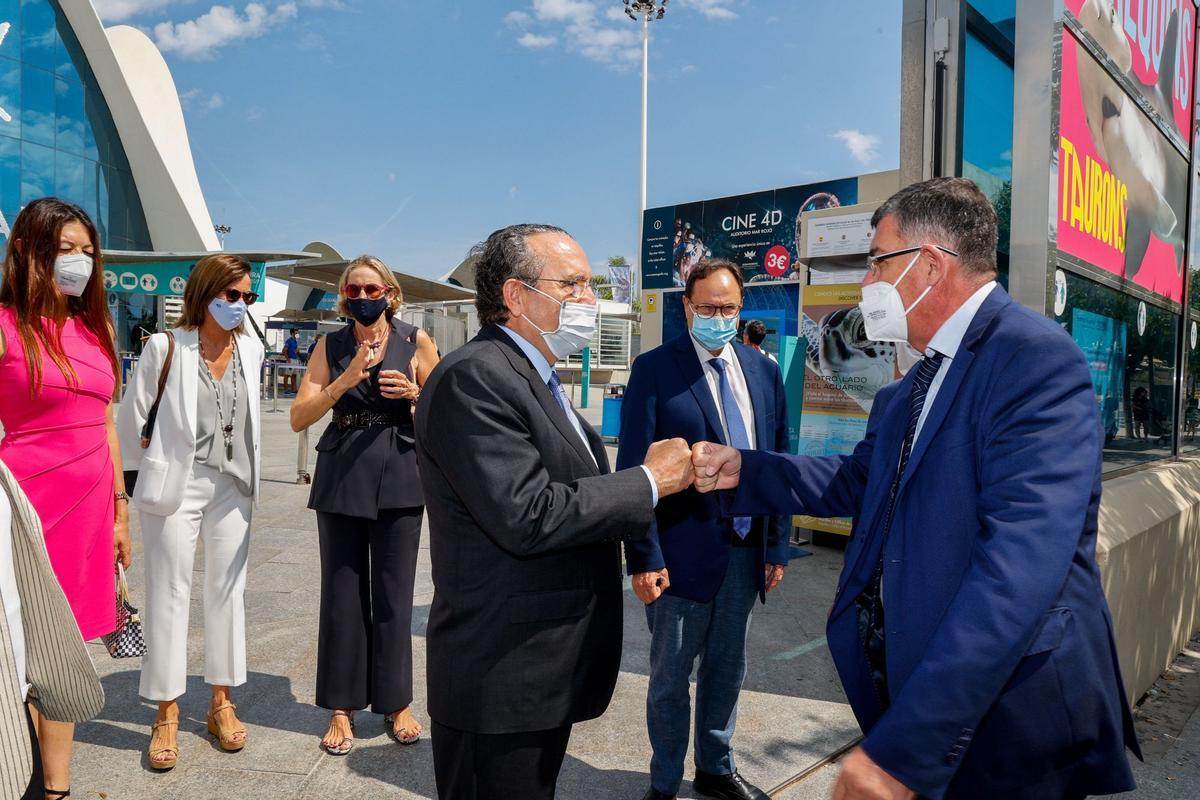 CEV y Levante-EMV reúnen a empresarios y políticos para escuchar a la vicepresidenta