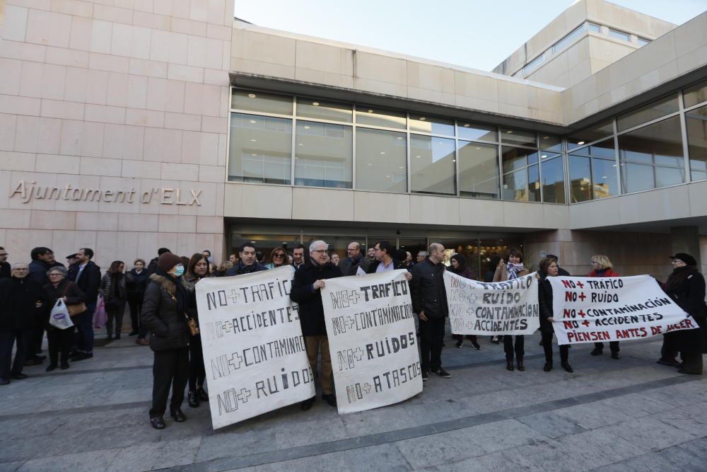 Cruzada contra las obras del centro de Elche