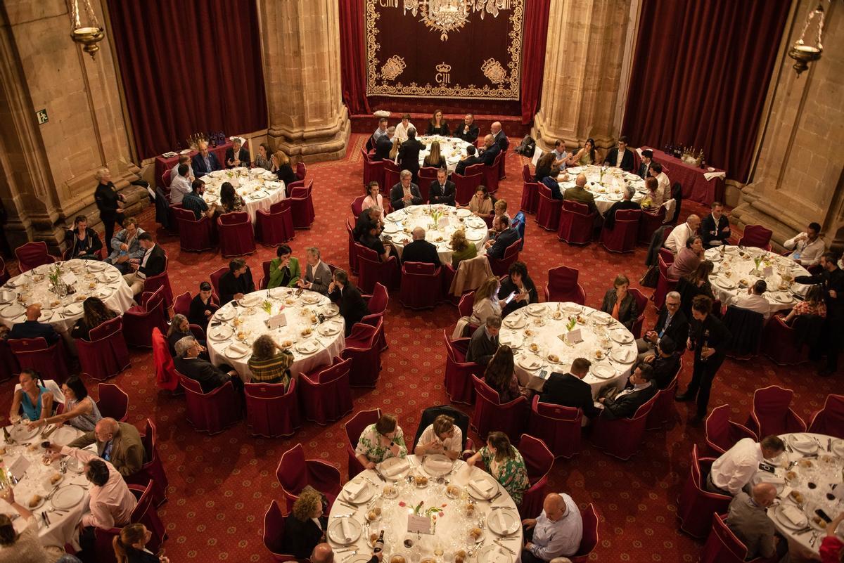 La cena de gala en el Reconquista