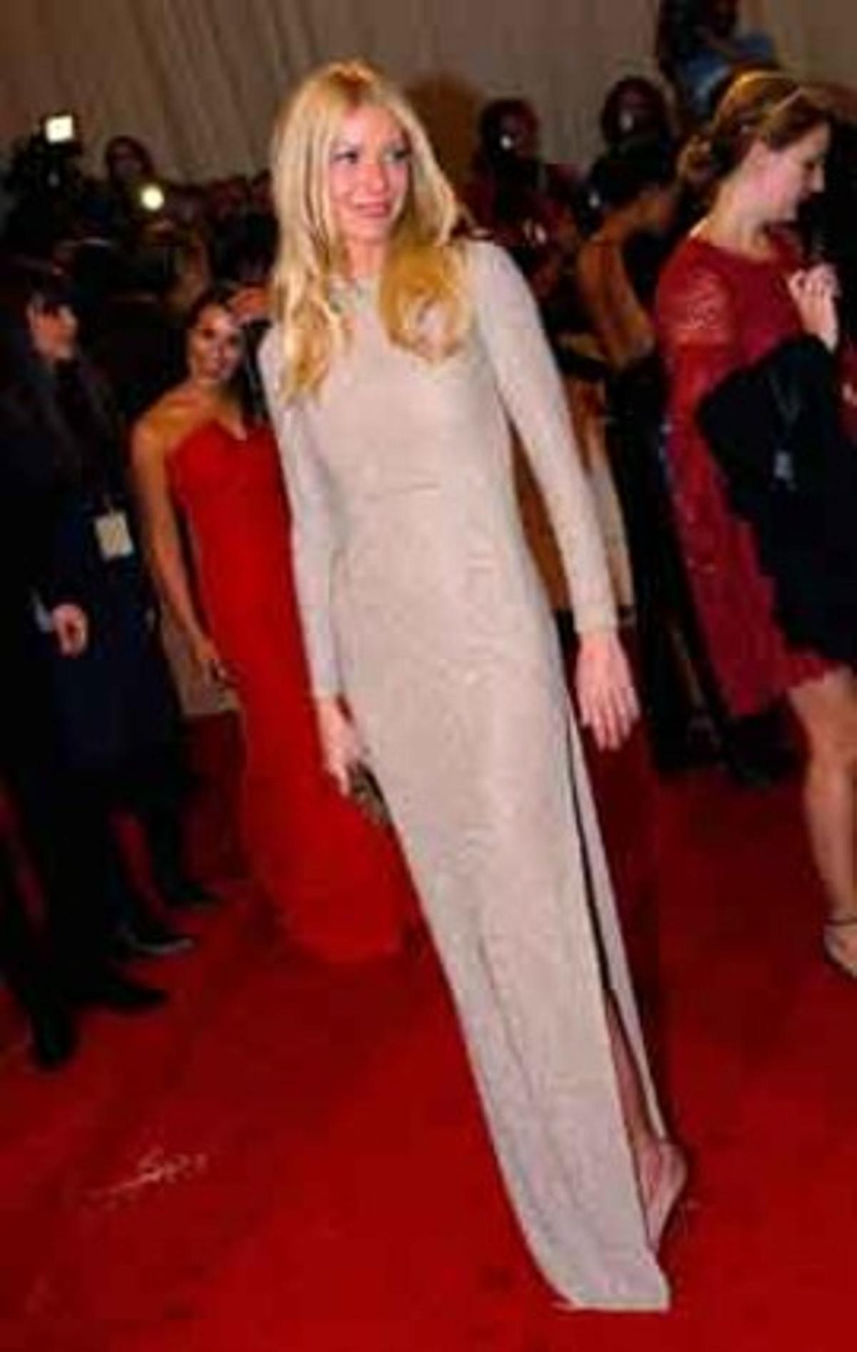 Gwyneth Paltrow, con traje de Stella McCartney.