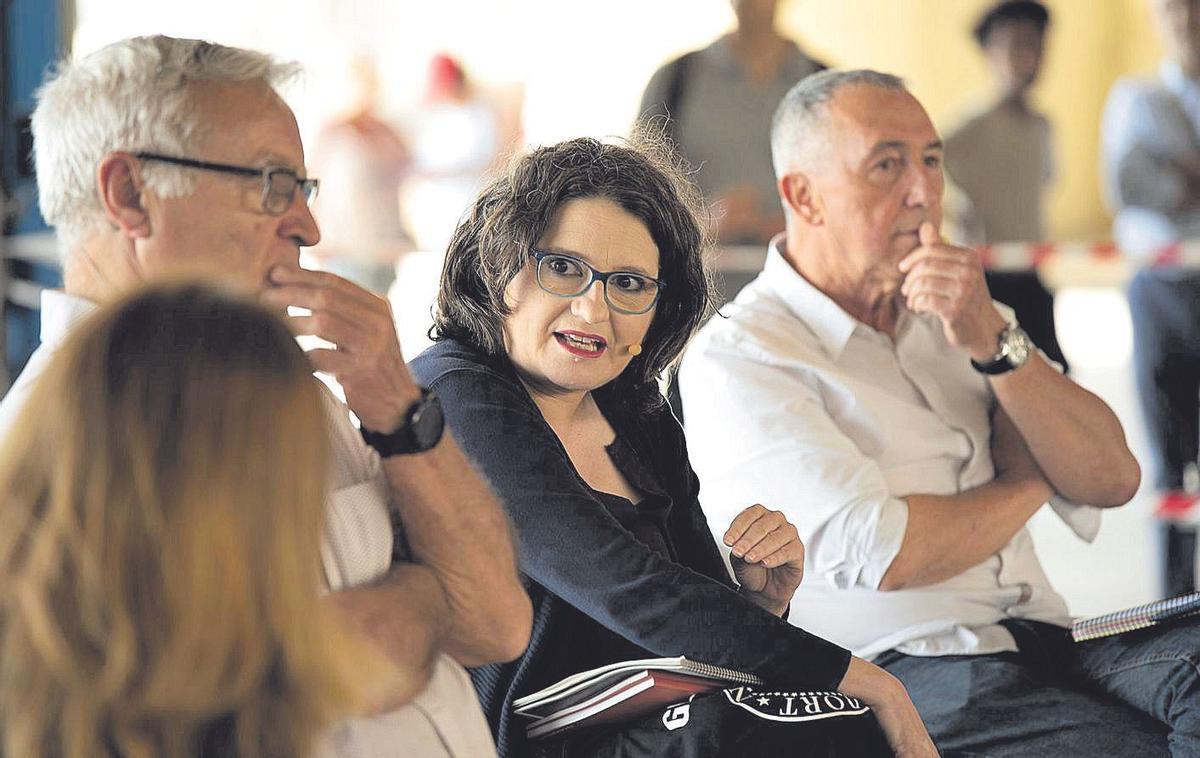 Oltra y Baldoví comparen acto en 2022, meses antes de la dimisión de la exvicepresidenta.