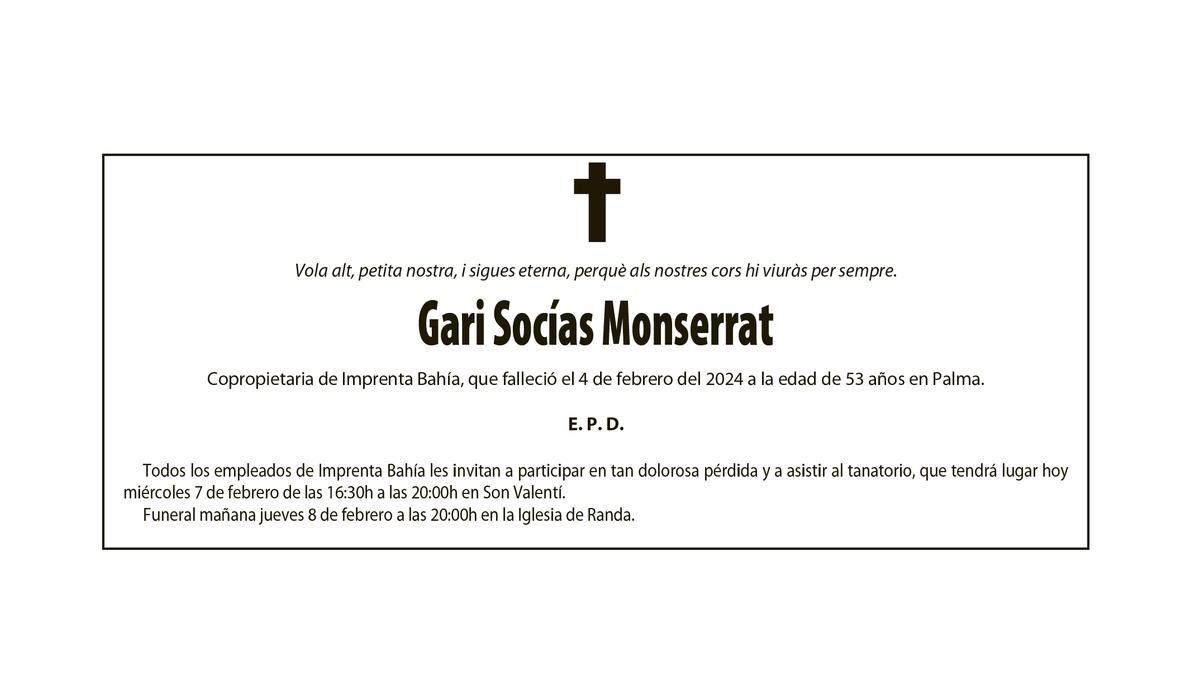 Gari Socías Monserrat