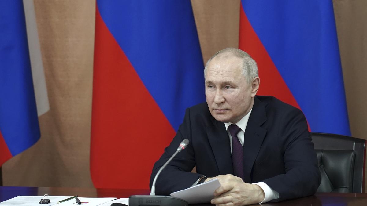 Russian President Vladimir Putin attends a meeting of the Council on Interethnic Relations