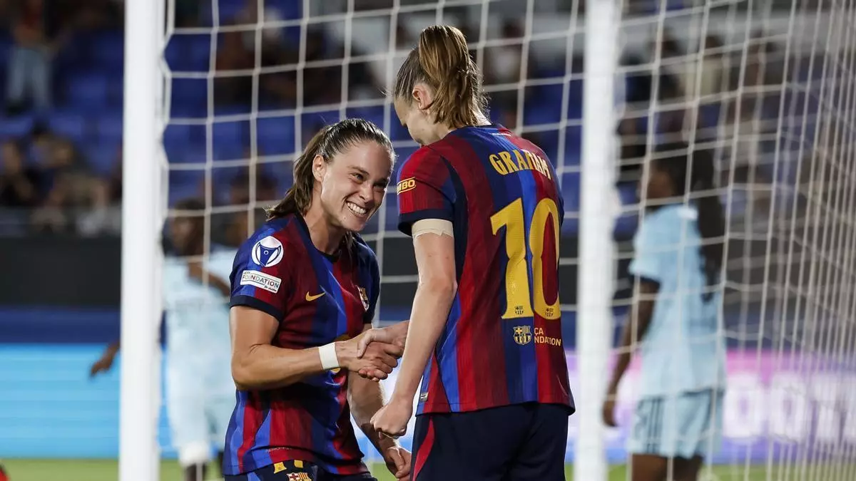 Horario y dónde ver el Logroño United - Barcelona de la Liga F hoy por TV, en directo y online
