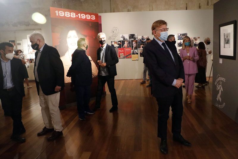 Inauguración de la exposición de Carmen Alborch en València