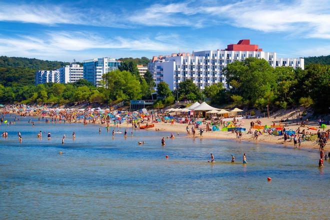 Playa de Międzyzdroje, en Polonia