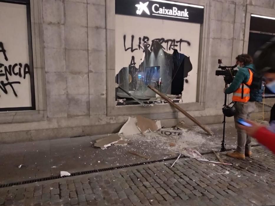 Nous disturbis a Girona després de la protesta proHasél