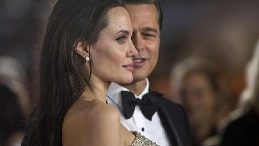 Angelina Jolie y Brad Pitt.