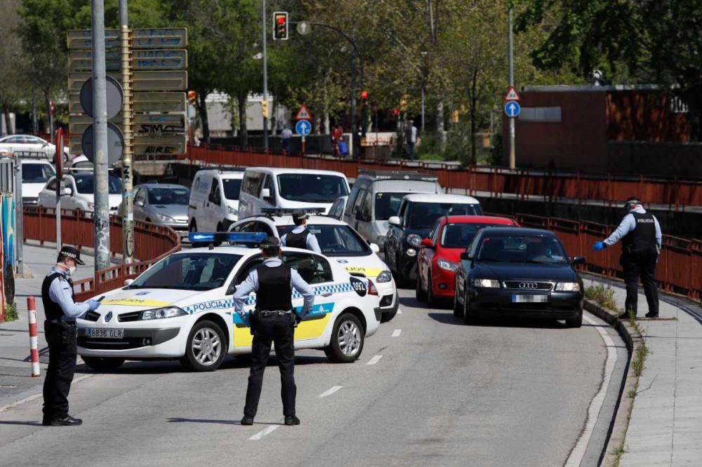 Més controls policials dintre de Girona