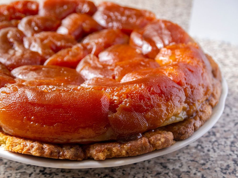 Tarta tatin.