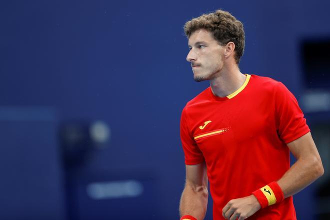 Las mejores imágenes del partido entre Pablo Carreño y Daniil Medvedev