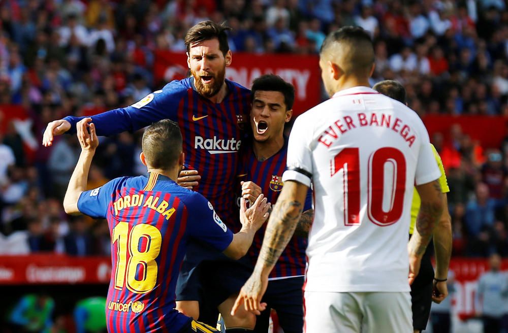 Les imatges del Sevilla - Barça (2-4)