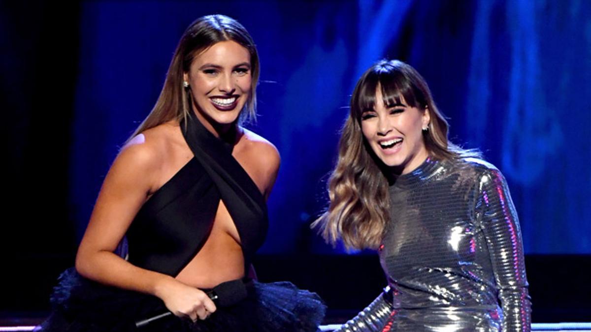 Lele Pons y Aitana, en los Grammy Latinos 2018