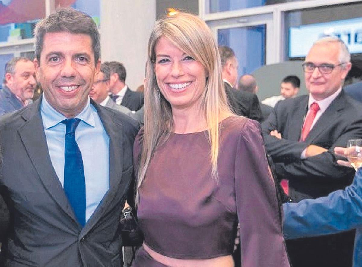 Carlos Mazón y Maribel Vilaplana, en un acto antes del 29-O.