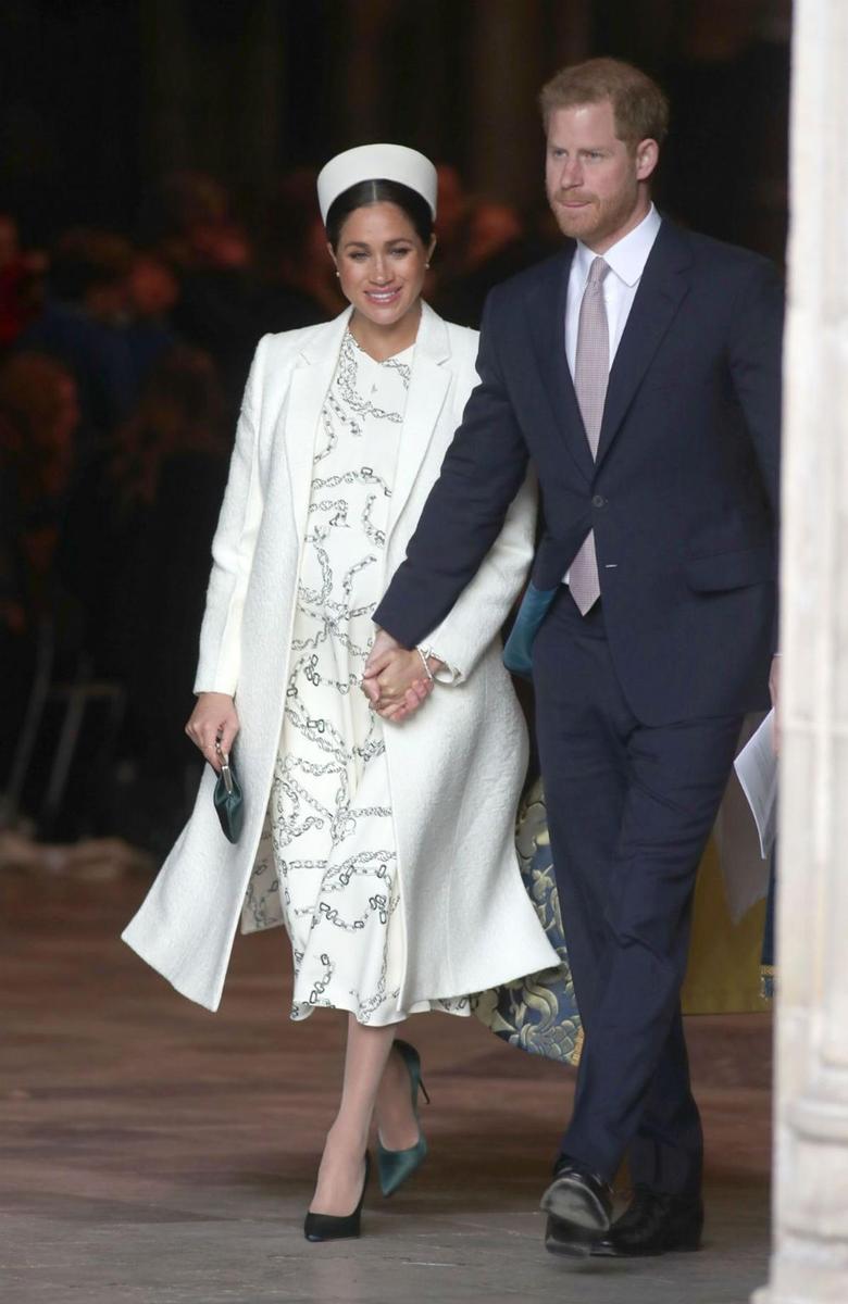 Meghan Markle y el Príncipe Harry en el día de la Commonwealth en Londres