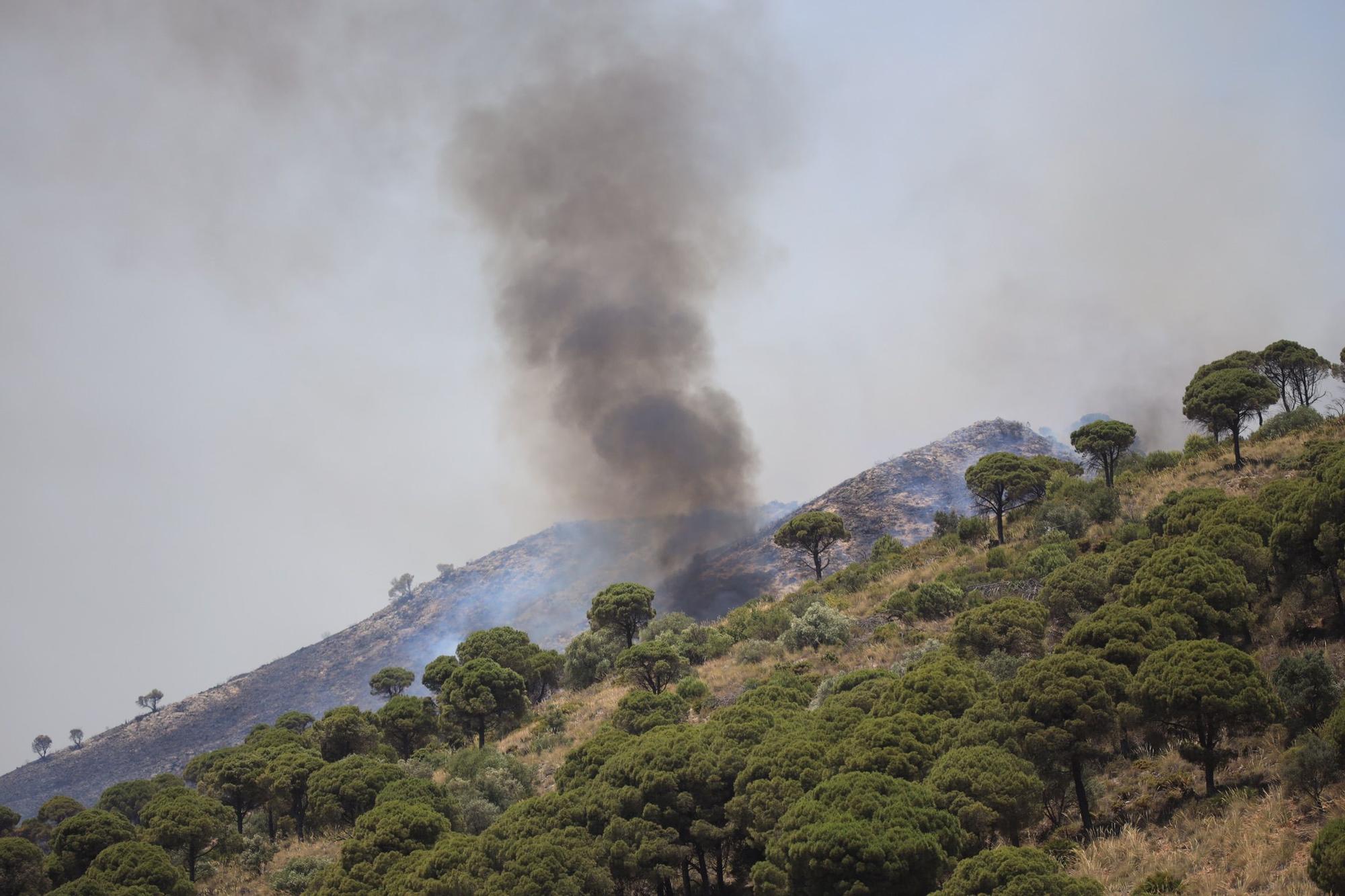 Declarado un incendio en la Sierra de Mijas