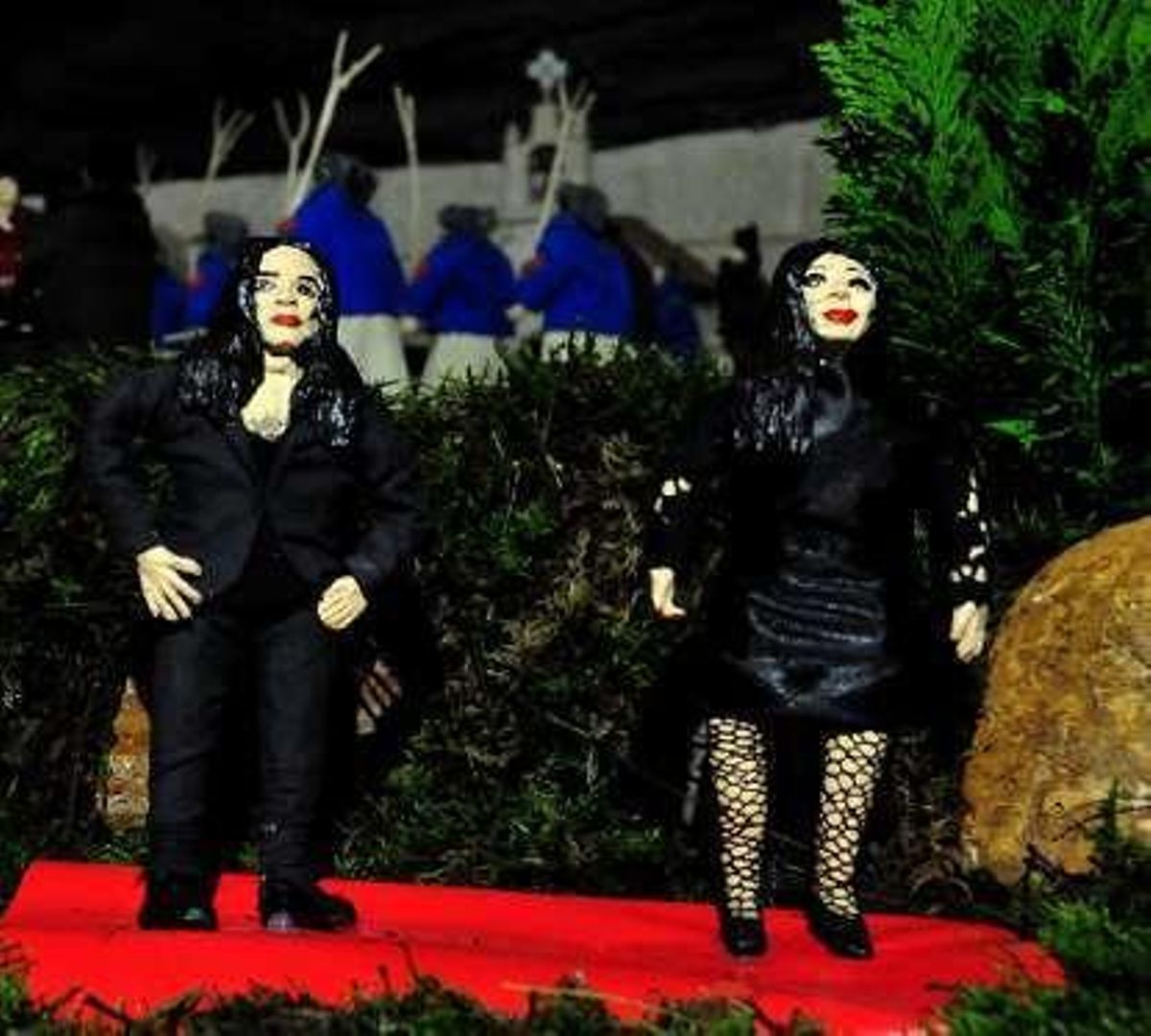 El Belén Artesanal de Valga ya desata pasiones y empieza a recibir numeroso público de toda Galicia