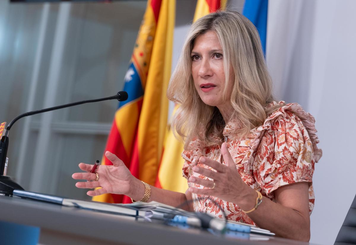 La vicepresidenta del Gobierno de Aragón, Mar Vaquero.