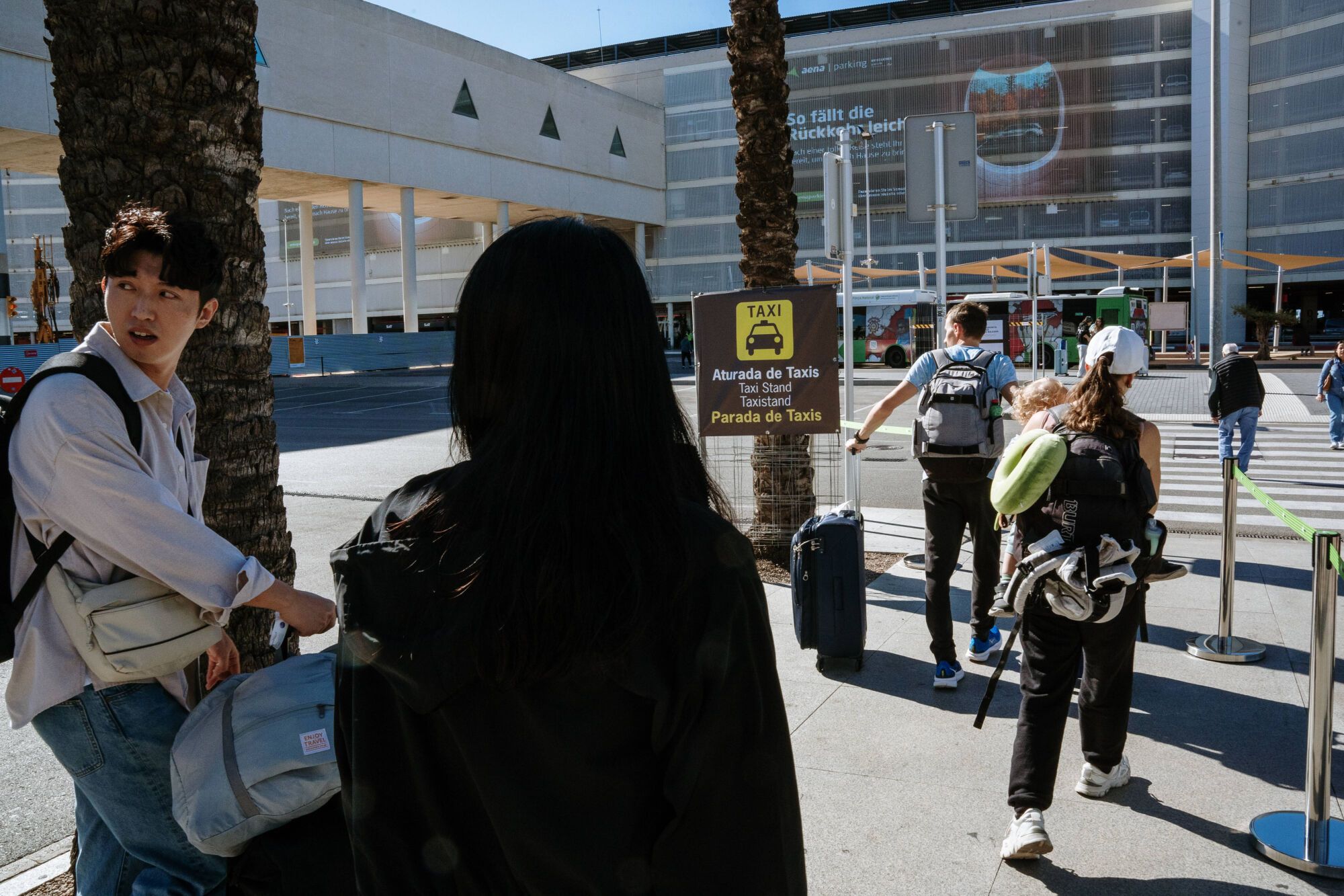 Taxis aeropuerto de Palma Son Sant Joan - Nueva parada de taxis - Obras aeropuerto