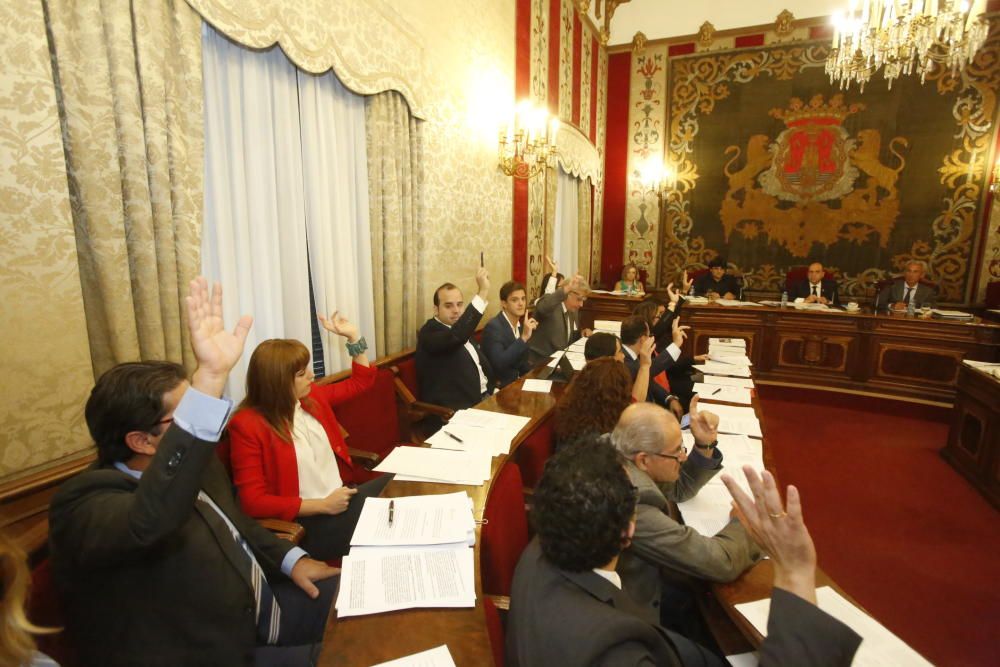 Pleno en el Ayuntamiento de Alicante