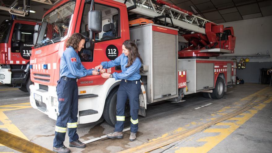 Els parcs de bombers de la regió central només tenen un 2,22% de dones bomberes