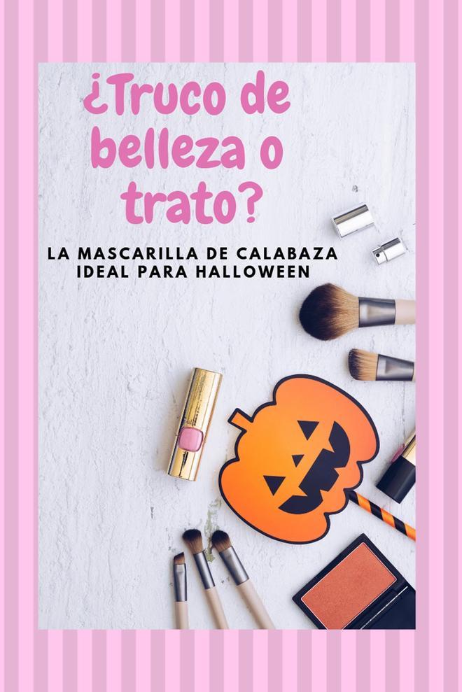 Las mascarilla de calabaza ideal para Halloween