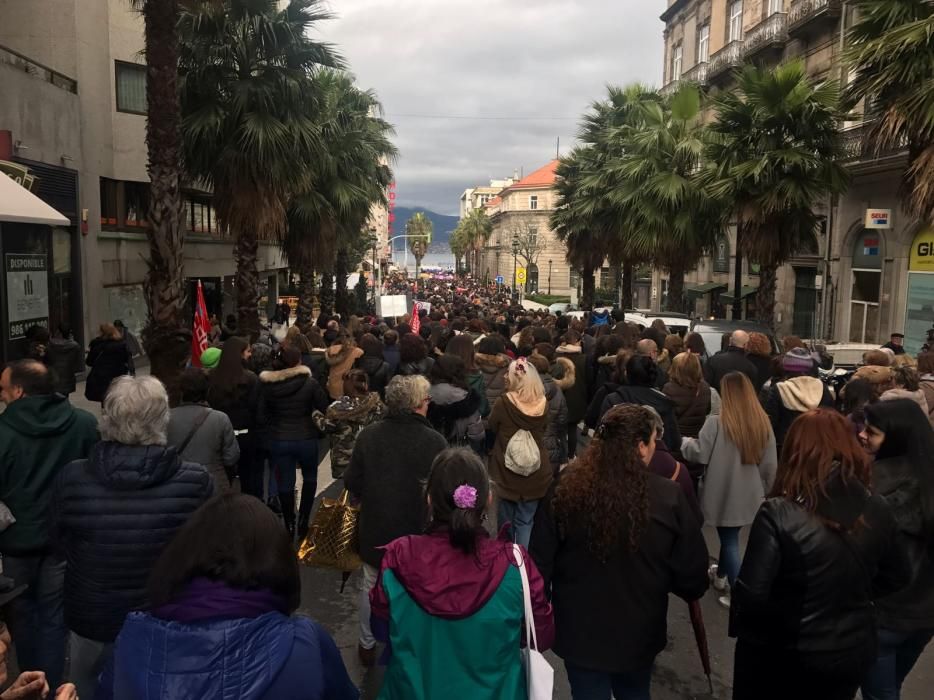 Manifestaciones en varios puntos de Galicia. // FdV