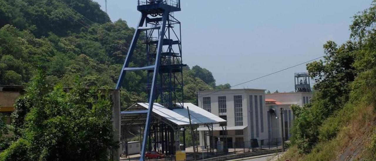 El pozo Santa Bárbara, tras la rehabilitación de las instalaciones.