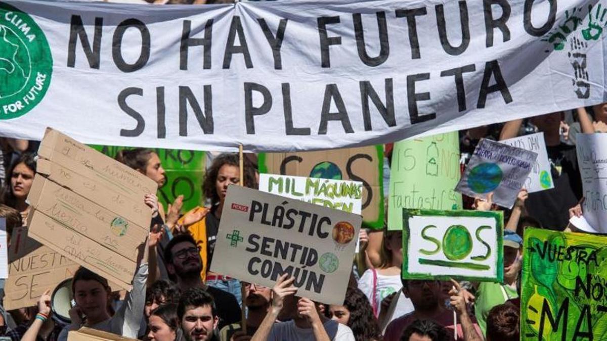 Manifestación ecologista.