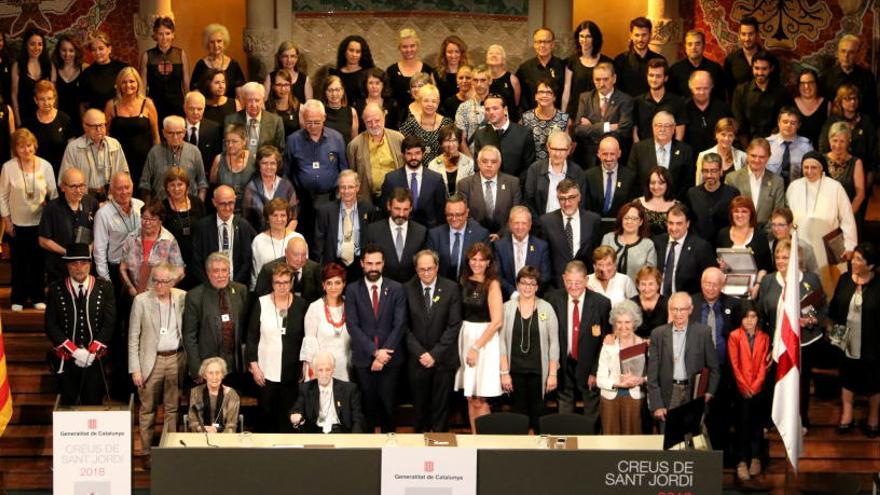 Foto de família amb tots els premiats