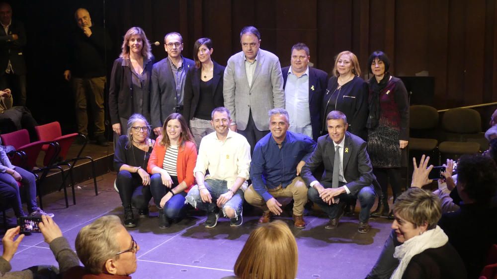 Junyent presenta els 12 primers noms de la candidatura del PDeCAT a les municipals