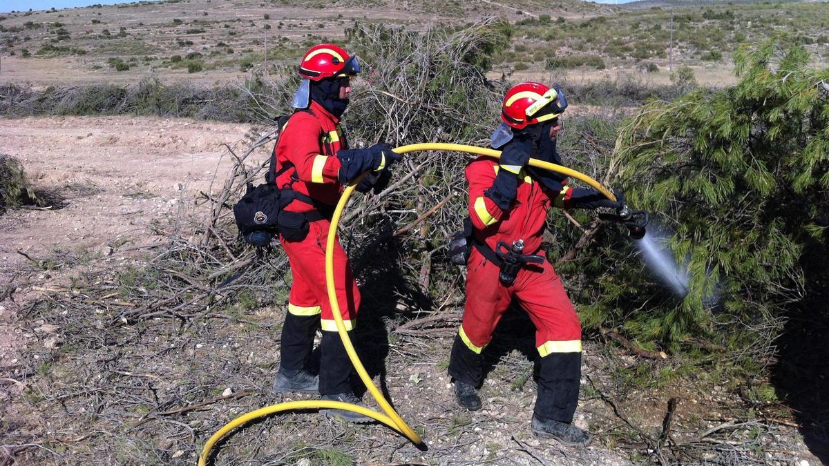 Un enemigo de los incendios forestales «made in» Porriño