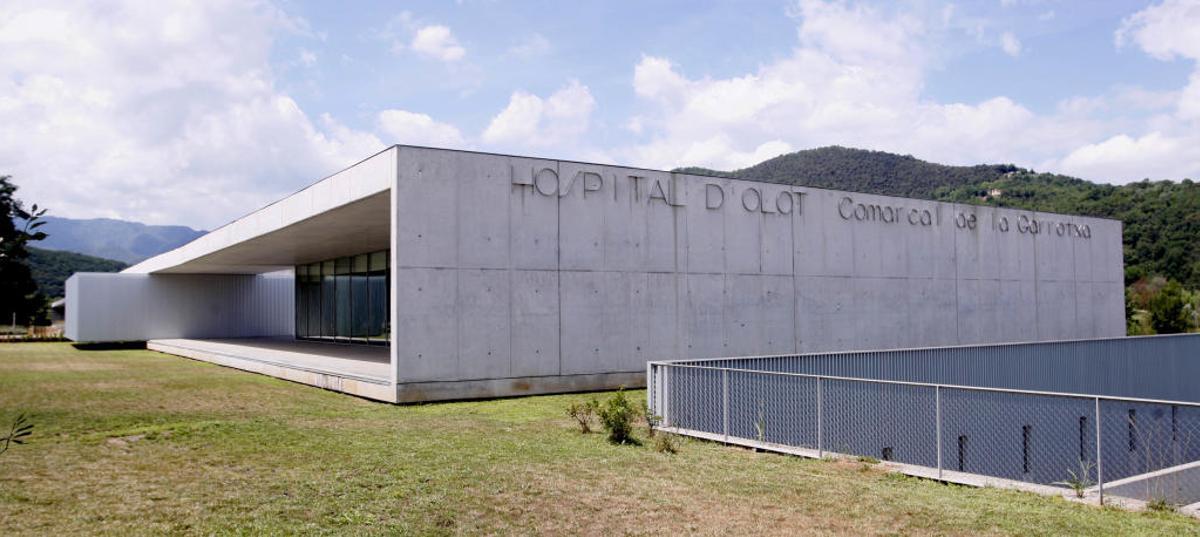 L'Hospital d'Olot en una imatge d'arxiu