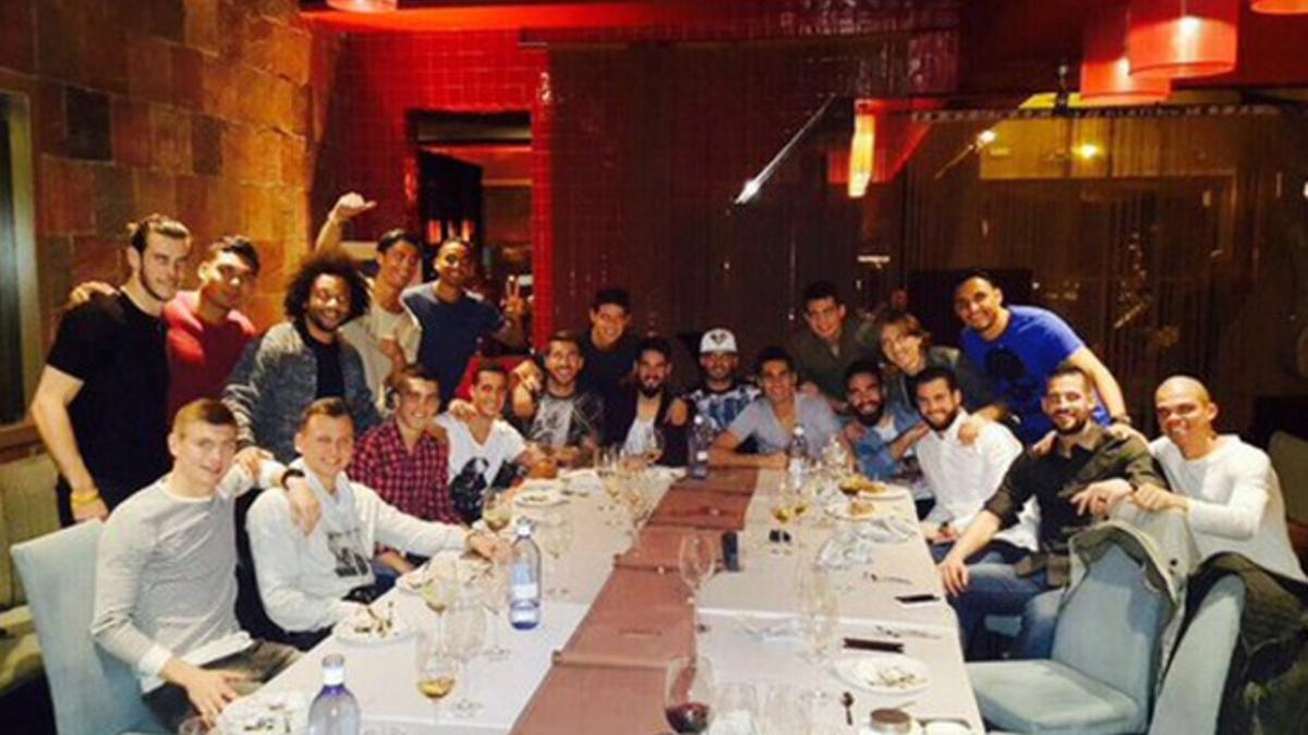 El Real Madrid celebró una cena colectiva a la que solo asistieron los jugadores