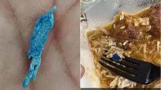 Alertan de trozos de plástico azul en alimentos de venta en Lidl, Mercadona y Aldi