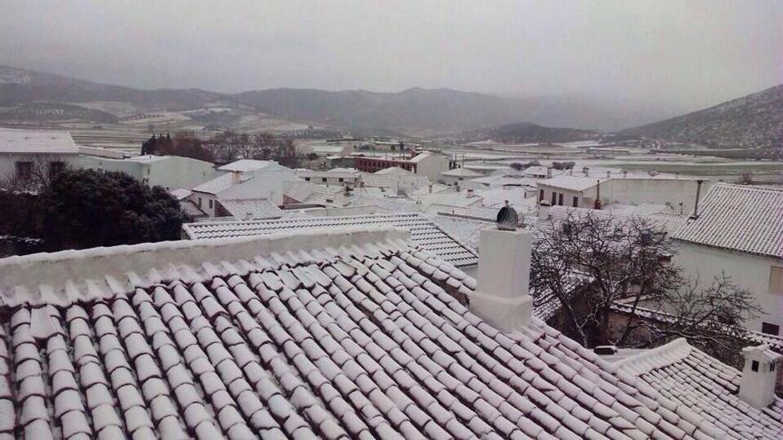 Primera nevada en Málaga
