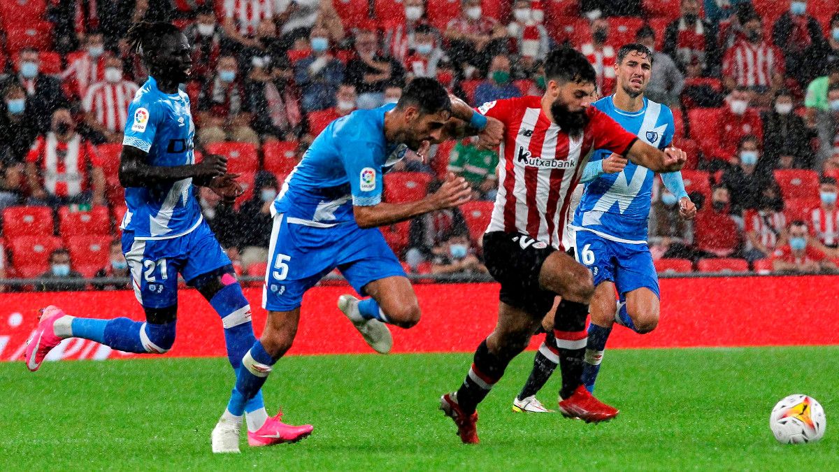 Acción del choque entre Rayo y Athletic