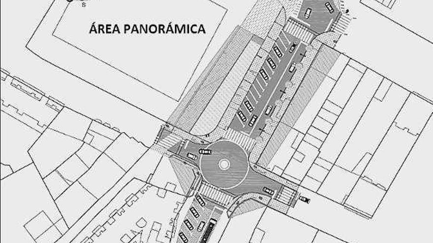 Nuevo mapa de la apertura de la calle Ourense. // Faro