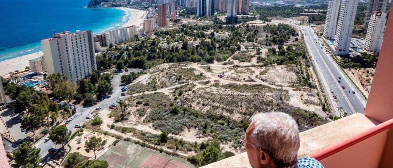 Vista aérea de los terrenos que componen el plan parcial 2/1 Poniente, donde TM construirá un total de 1.200 viviendas en diez años.