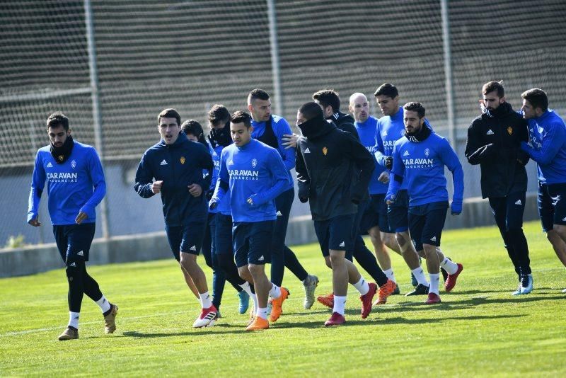 Entrenamiento del Real Zaragoza 24/2/2018