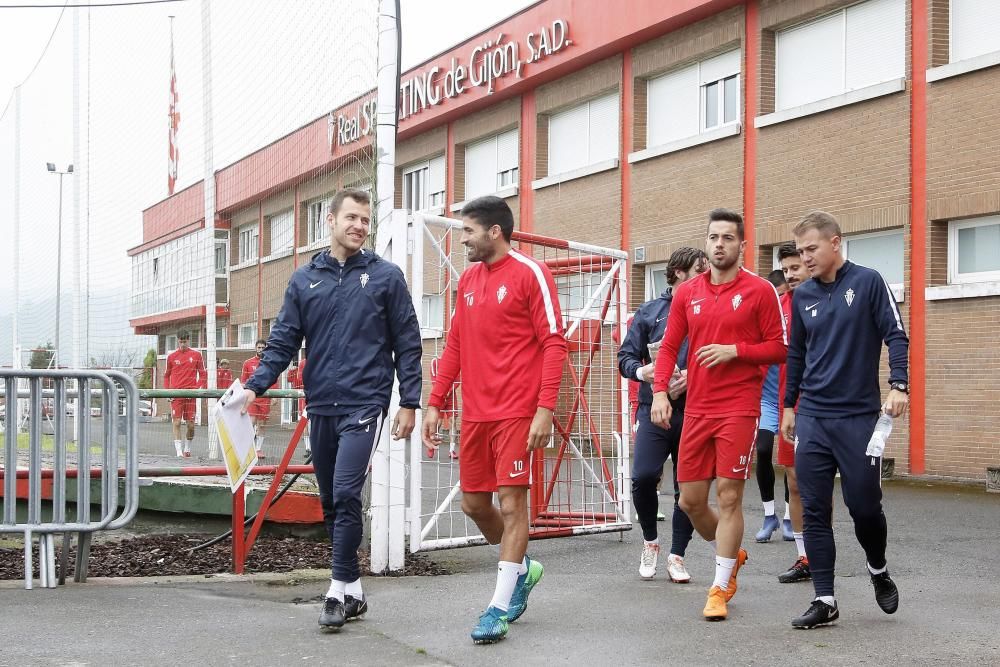 Entrenamiento del Sporting