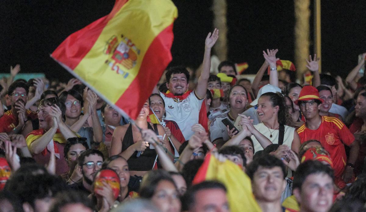 Final del Mundial España - Argentina en La Plaza de la Música Final del Mundial España - Argentina en La Plaza de la Música
